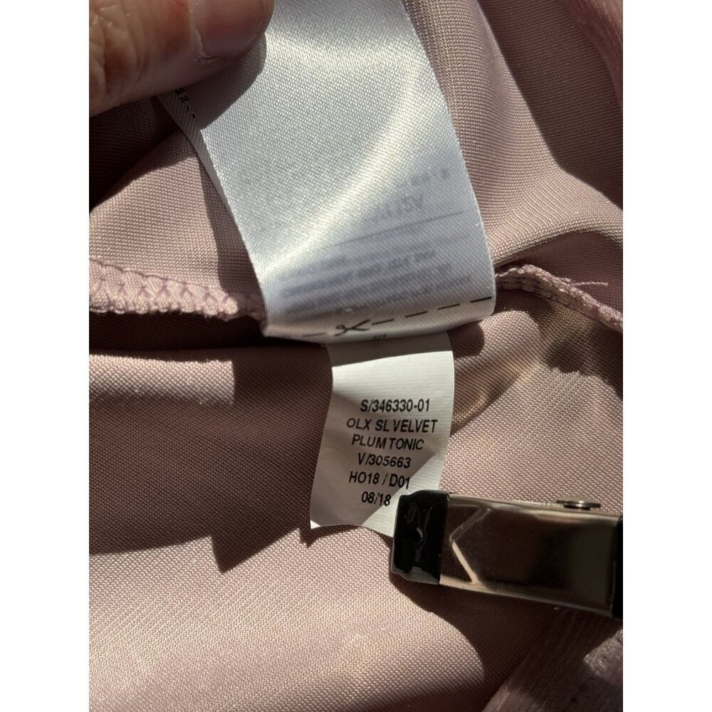 Y2K Old Navy Women’s XL Velvet Spaghetti Strap Tank Top Pink Romantic Fairy Core - Picture 11 of 11